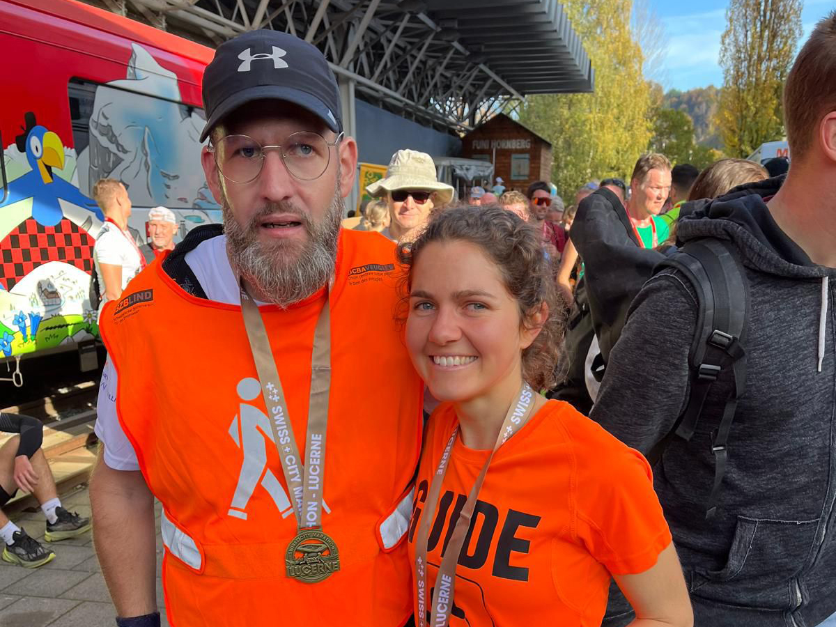 Mario Kämpfen beim SwissCity Marathon